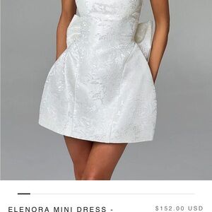 Elenora White Mini Dress
